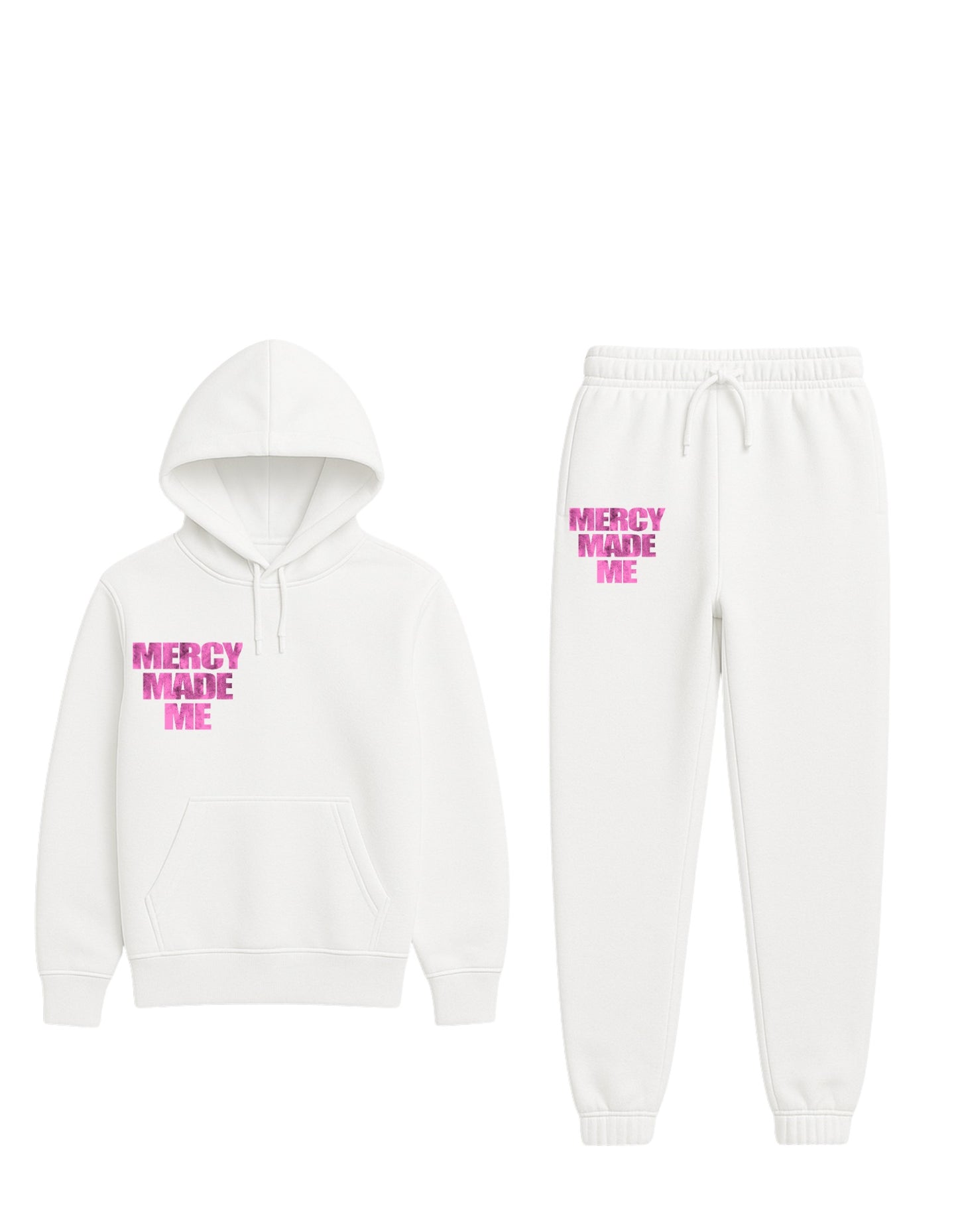 Mercy Made Me Sweatsuit | Christian Streetwear Hoodie & Jogger Set
