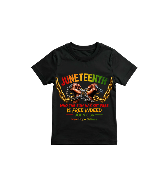 Kids Juneteenth Tshirt