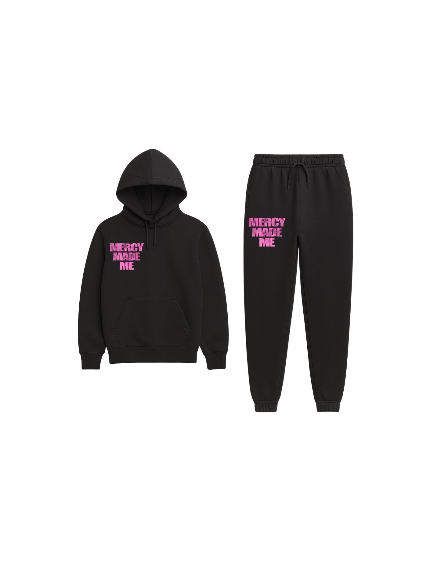 Mercy Made Me Sweatsuit | Christian Streetwear Hoodie & Jogger Set