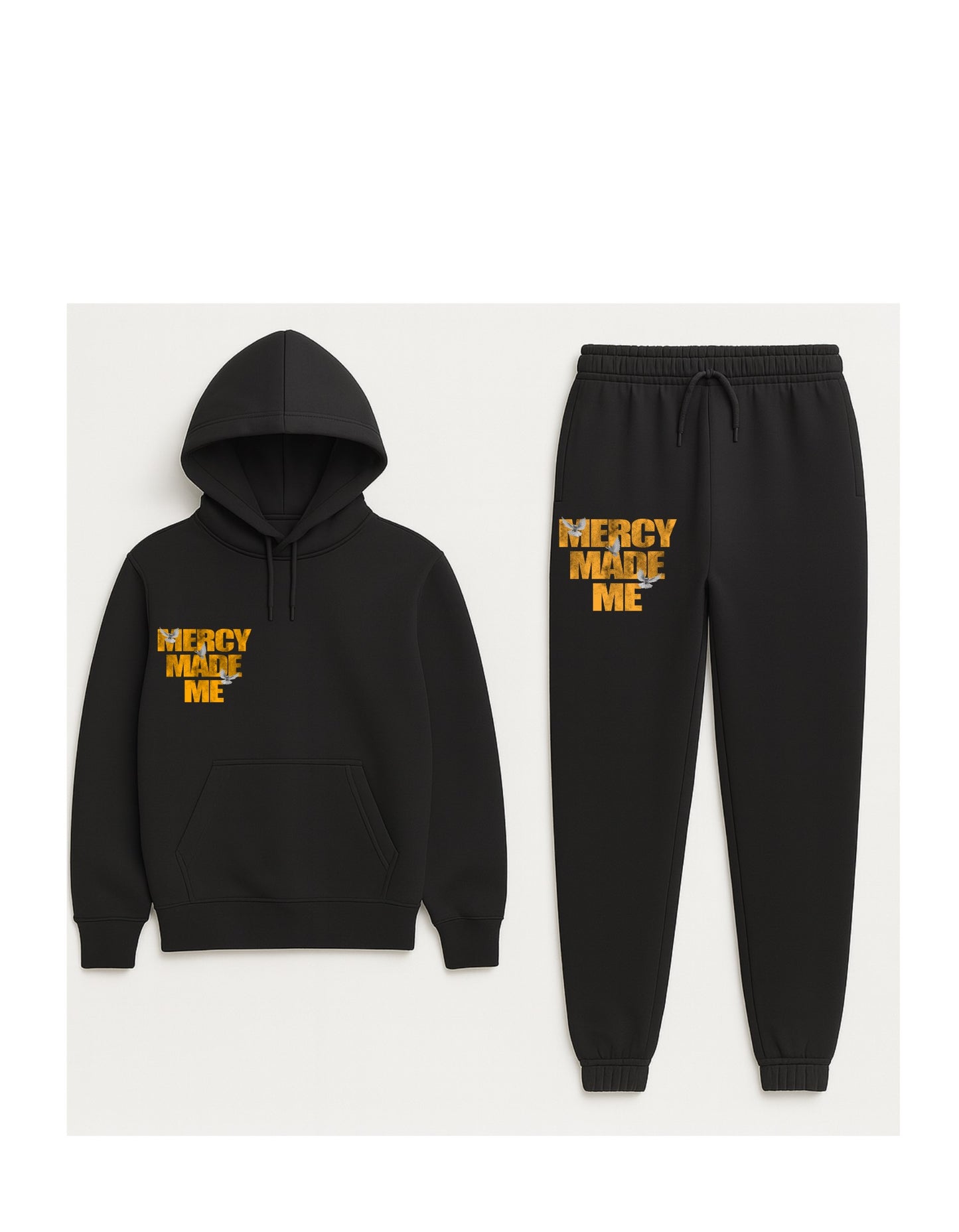 Mercy Made Me Sweatsuit | Christian Streetwear Hoodie & Jogger Set