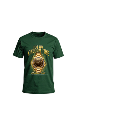 I'M On Kingdom Time Christian Streetwear T Shirt- Faith graphic Tee